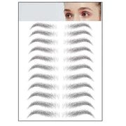 3D Waterproof Eyebrow Tattoo Sticker Hair-Like Natural Brows for Sparse Eyebrows - E13 V528-EYEBROWSTICKER-BLACK-E13-101438