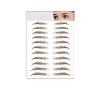 3D Waterproof Eyebrow Tattoo Sticker Hair-Like Natural Brows for Sparse Eyebrows - E13 V528-EYEBROWSTICKER-BLACK-E13-101438