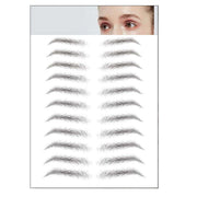 3D Waterproof Eyebrow Tattoo Sticker Hair-Like Natural Brows for Sparse Eyebrows - E14 V528-EYEBROWSTICKER-BLACK-E14-672331