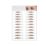 3D Waterproof Eyebrow Tattoo Sticker Hair-Like Natural Brows for Sparse Eyebrows - JY13 V528-EYEBROWSTICKER-BROWN-JY13-766325