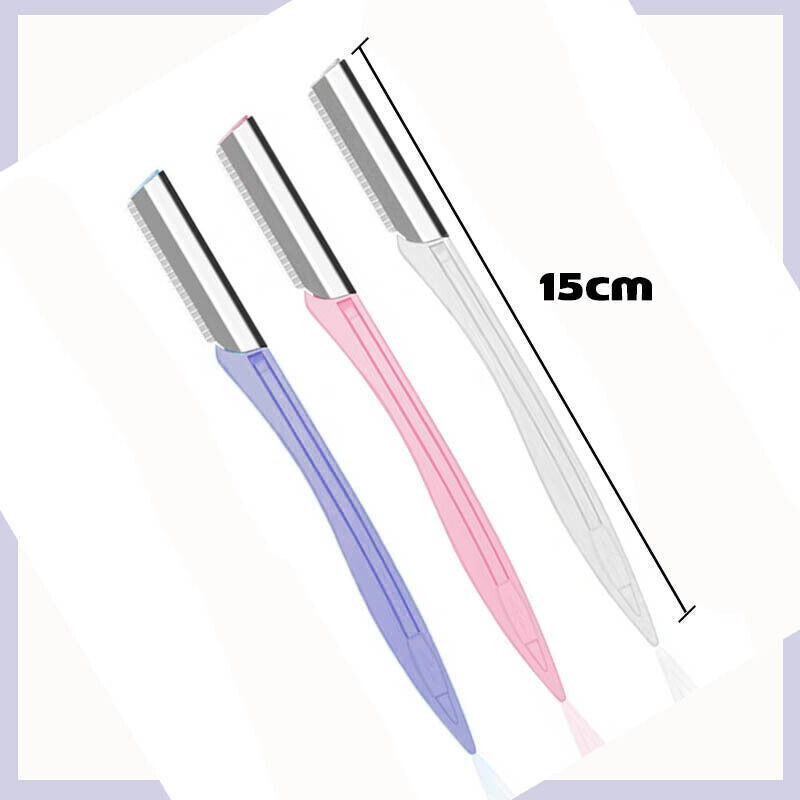 3 Piece Eyebrow Razor Kit for Women Facial Hair Removal and Brow Shaping V528-EYEBROWTRIMMER-23-117954