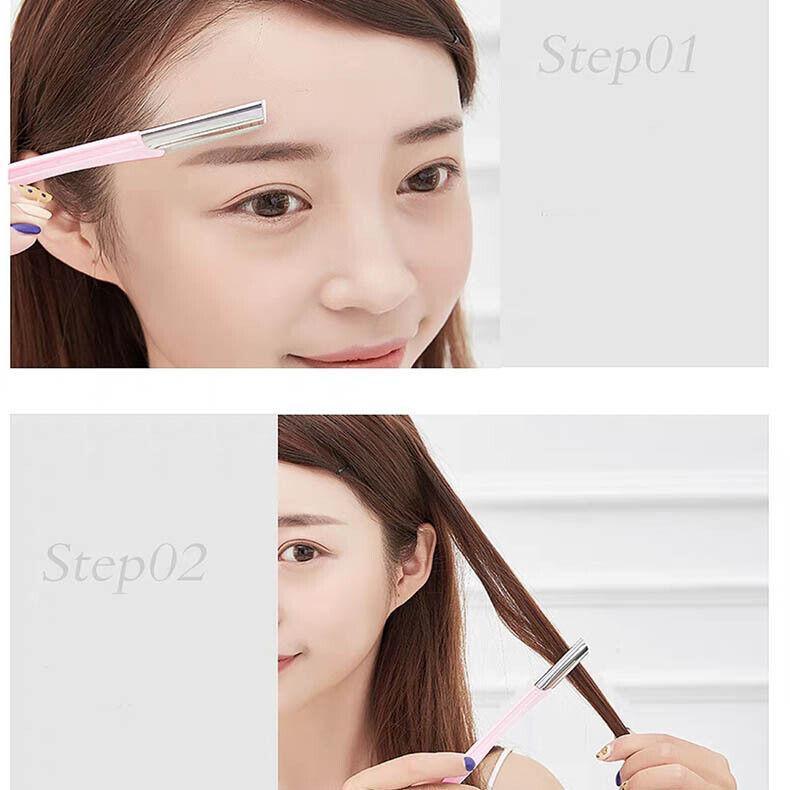 3 Piece Eyebrow Razor Kit for Women Facial Hair Removal and Brow Shaping V528-EYEBROWTRIMMER-23-117954