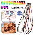 5 PCS Colorful Sunglasses Strap Eyeglass Chain Reading Glasses Holder Neck Cord V528-EYEGLASSCHAIN-5PCS-388355