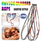 5 PCS Colorful Sunglasses Strap Eyeglass Chain Reading Glasses Holder Neck Cord V528-EYEGLASSCHAIN-5PCS-388355