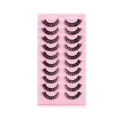 10 Pairs Russian D-Curl Mink False Eyelashes - Full & Curled - DH06-04 V528-EYELASHE-10PAIR-DH06-04-306471