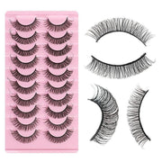 10 Pairs Russian D-Curl Mink False Eyelashes - Full & Curled - DH06-04 V528-EYELASHE-10PAIR-DH06-04-306471