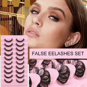 10 Pairs Russian D-Curl Mink False Eyelashes - Full & Curled - DH06-04 V528-EYELASHE-10PAIR-DH06-04-306471