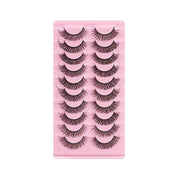 10 Pairs Russian D-Curl Mink False Eyelashes - Full & Curled - DH06-05 V528-EYELASHE-10PAIR-DH06-05-667092