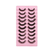 10 Pairs Russian D-Curl Mink False Eyelashes - Full & Curled - DH06-H5 V528-EYELASHE-10PAIR-DH06-H5-452648