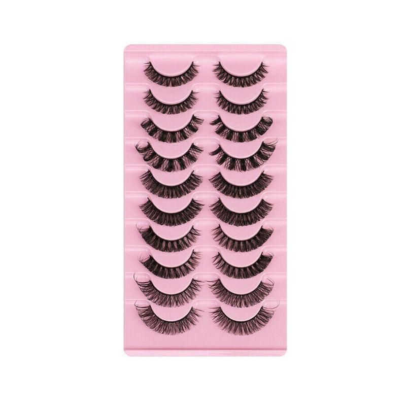 10 Pairs Russian D-Curl Mink False Eyelashes - Full & Curled - DH06-H5 V528-EYELASHE-10PAIR-DH06-H5-452648