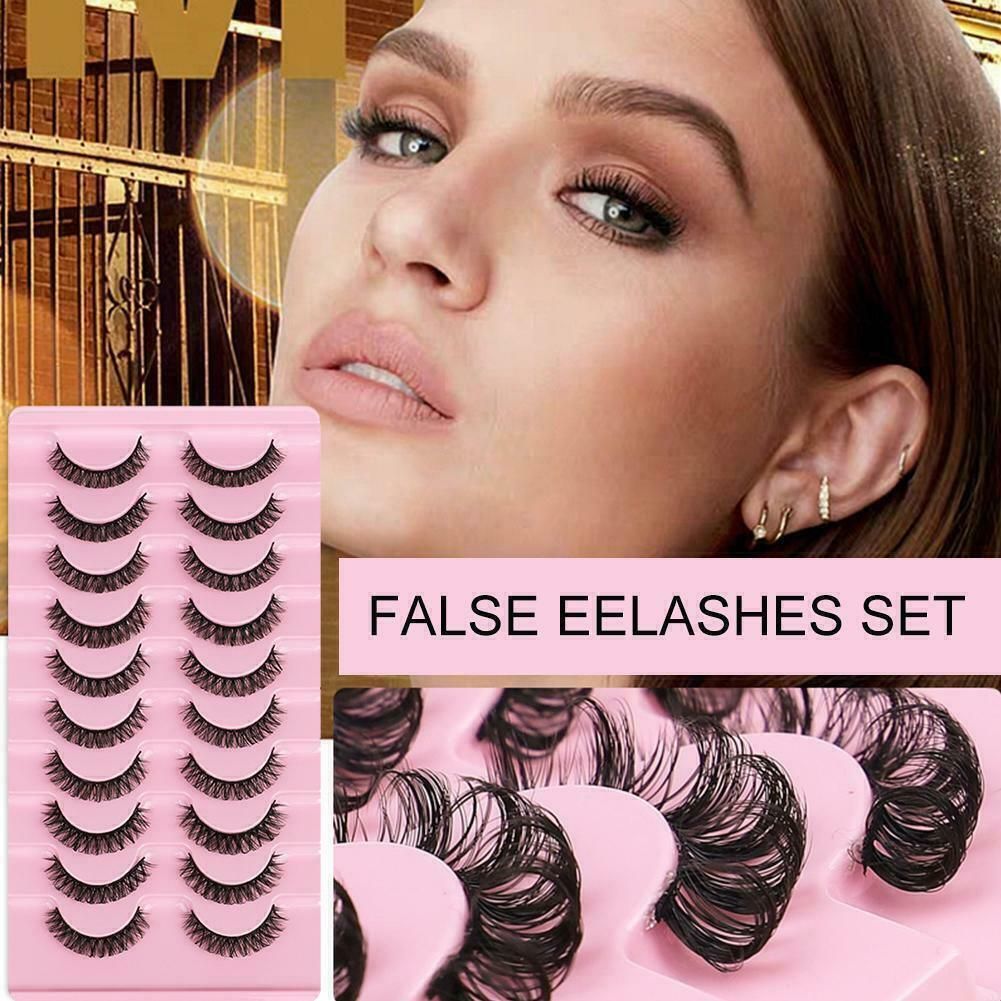 10 Pairs Russian D-Curl Mink False Eyelashes - Full & Curled - DH06-H5 V528-EYELASHE-10PAIR-DH06-H5-452648