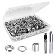 200 Sets 12mm Copper Metal Eyelet Grommet Tent Tarp Tool Tarpaulin Installation V528-EYELET-BUTTON-200PCS-748615