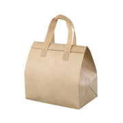50pcs Thermal Insulation Packing Bag Non Woven Milk Tea Cake Food Storage Bag - Kraft-26x26x17cm V528-FABRIC-BAG-50PCS-KRAFT-244256
