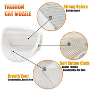 Breathable Pet Headgear Clear Cat Dog Mask Anti Bite Scratch Protective Gear - M V528-FACE-MASK-M-983569