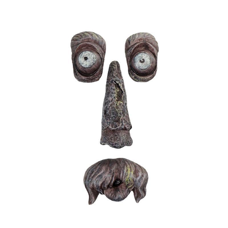 Old Man Tree Hugger Garden Peeker Yard Outdoor Sculpture Whimsical Face Decor - B V528-FACEDECORATION-B-737223