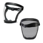Super Protective Mask Anti-Fog Full Face Shield All-Inclusive For Men and Women - Black-1PC V528-FACESHIELD-BLACK-1PC-198463