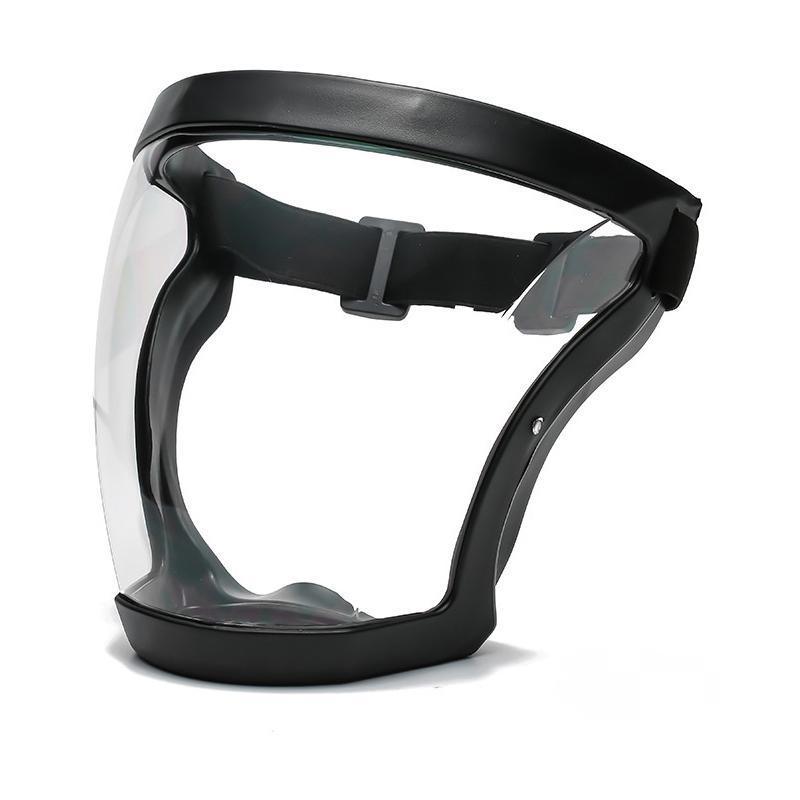 Super Protective Mask Anti-Fog Full Face Shield All-Inclusive For Men and Women - Black-1PC V528-FACESHIELD-BLACK-1PC-198463