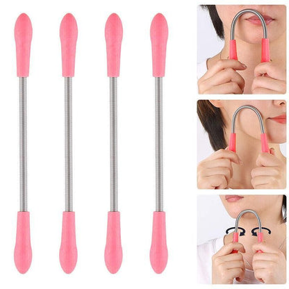 5X Hair Epilator Threading Facial Remover Roller Spring Face Smooth Tool Beauty V528-FACESMOOTHTOOL-5PCS-542293