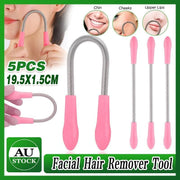 5X Hair Epilator Threading Facial Remover Roller Spring Face Smooth Tool Beauty V528-FACESMOOTHTOOL-5PCS-542293