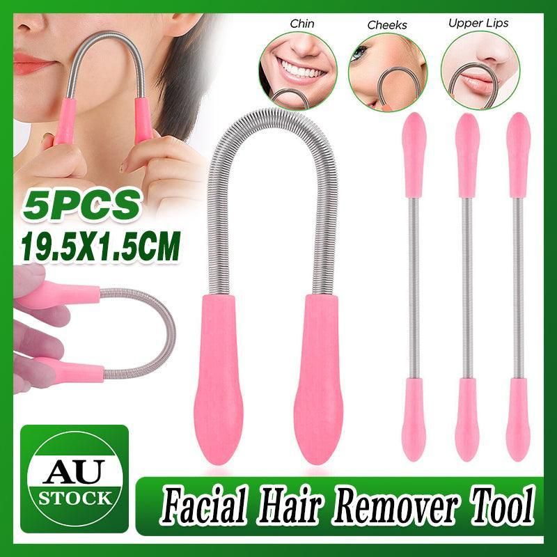 5X Hair Epilator Threading Facial Remover Roller Spring Face Smooth Tool Beauty V528-FACESMOOTHTOOL-5PCS-542293
