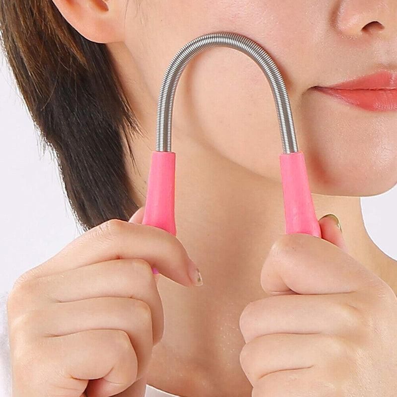 5X Hair Epilator Threading Facial Remover Roller Spring Face Smooth Tool Beauty V528-FACESMOOTHTOOL-5PCS-542293
