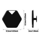 Silicone Bath Brush Soft Bristle Body Scrubber Facial Cleaning Massage Tool - Black V528-FACIAL-BRUSH-BLACK-955681