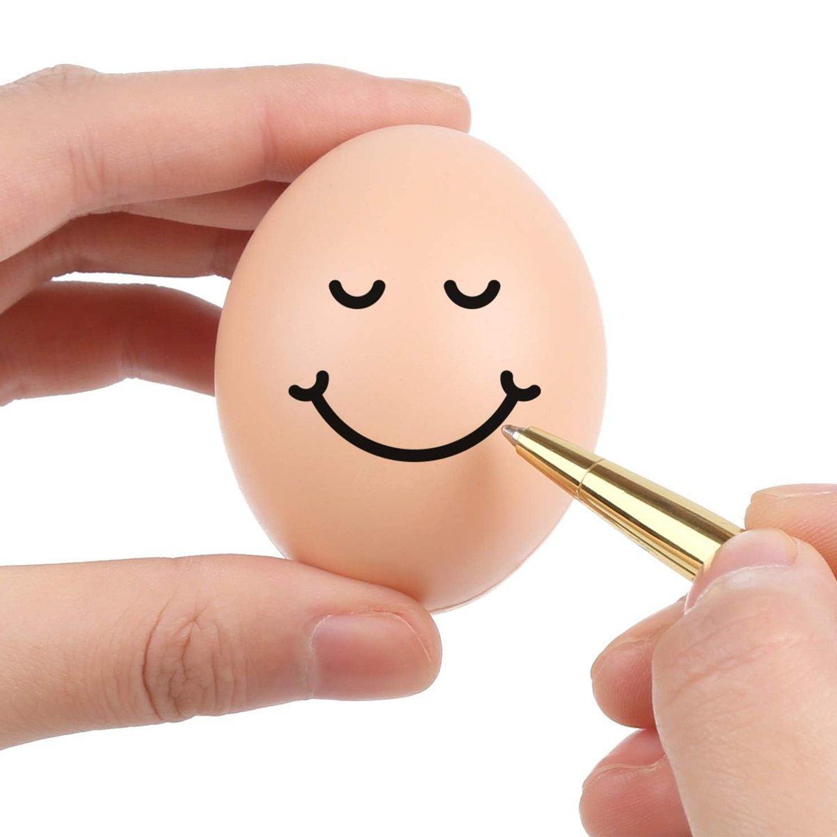 Plastic Painting Eggs DIY Toy Fake Eggs Colourful Drawing Craft Durable Egg - 6PCS V528-FAKE-EGG-6PCS-315587