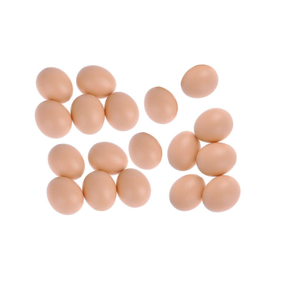 Plastic Painting Eggs DIY Toy Fake Eggs Colourful Drawing Craft Durable Egg - 6PCS V528-FAKE-EGG-6PCS-315587