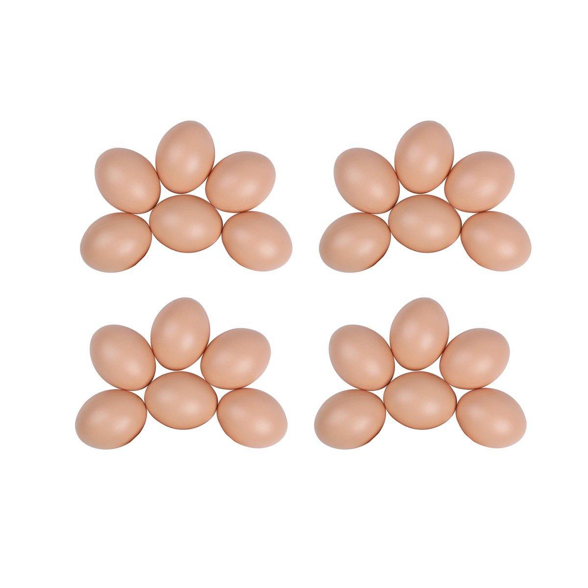 Plastic Painting Eggs DIY Toy Fake Eggs Colourful Drawing Craft Durable Egg - 6PCS V528-FAKE-EGG-6PCS-315587