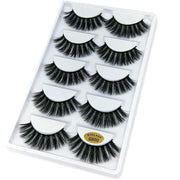 5 Pairs 3D Natural Thick False Fake Eyelashes Eye Lashes Mink Makeup Extension - G800 V528-FAKEEYELASHE-5PAIR-G800-405023