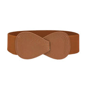 Fashion Belt Red Elastic Waist Cover Wide Belt Women Black Elastic Bow Decoration - Black V528-FASHION-BELT-70CM-BLACK-856907