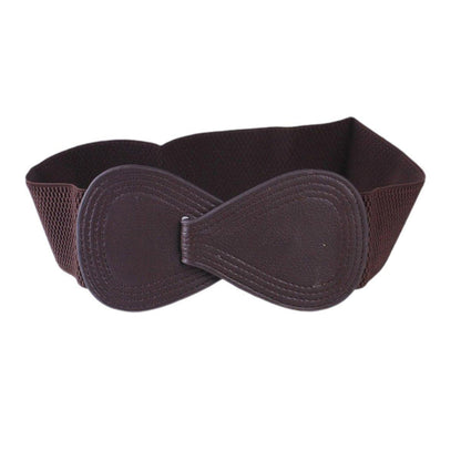 Fashion Belt Red Elastic Waist Cover Wide Belt Women Black Elastic Bow Decoration - Green V528-FASHION-BELT-70CM-GREEN-950084