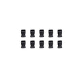 10pcs Black Plastic Buckle Clips for School Bag Backpack Strap Multifunctional - 25mm V528-FASTENER-25MM-10PCS-692092