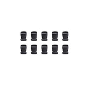10pcs Black Plastic Buckle Clips for School Bag Backpack Strap Multifunctional - 32mm V528-FASTENER-32MM-10PCS-901149