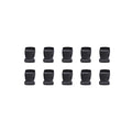 10pcs Black Plastic Buckle Clips for School Bag Backpack Strap Multifunctional - 38mm V528-FASTRNER-38MM-10PCS-608120