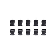 10pcs Black Plastic Buckle Clips for School Bag Backpack Strap Multifunctional - 38mm V528-FASTRNER-38MM-10PCS-608120