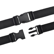 10pcs Black Plastic Buckle Clips for School Bag Backpack Strap Multifunctional - 38mm V528-FASTRNER-38MM-10PCS-608120