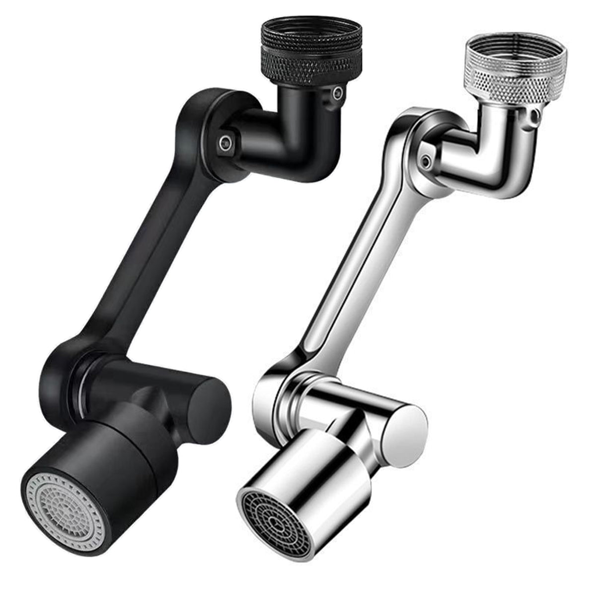 Multifunction Mechanical Arm Faucet Extender Rotatable Sink Tap Adapter Joint - Black V528-FAUCET-EXTENDER-BLACK-113667