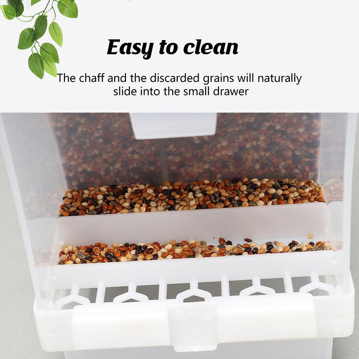 1 pc Automatic Bird Feeder Bird Feeder Cage Accessories Automatic Feed Cage - 520g V528-FEEDER-520G-679413