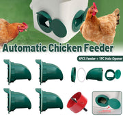 5PCS Automatic Chicken Feeder Poultry Feeding Cup Trough Drinker Set Hen Coop V528-FEEDER-5PCS-521777