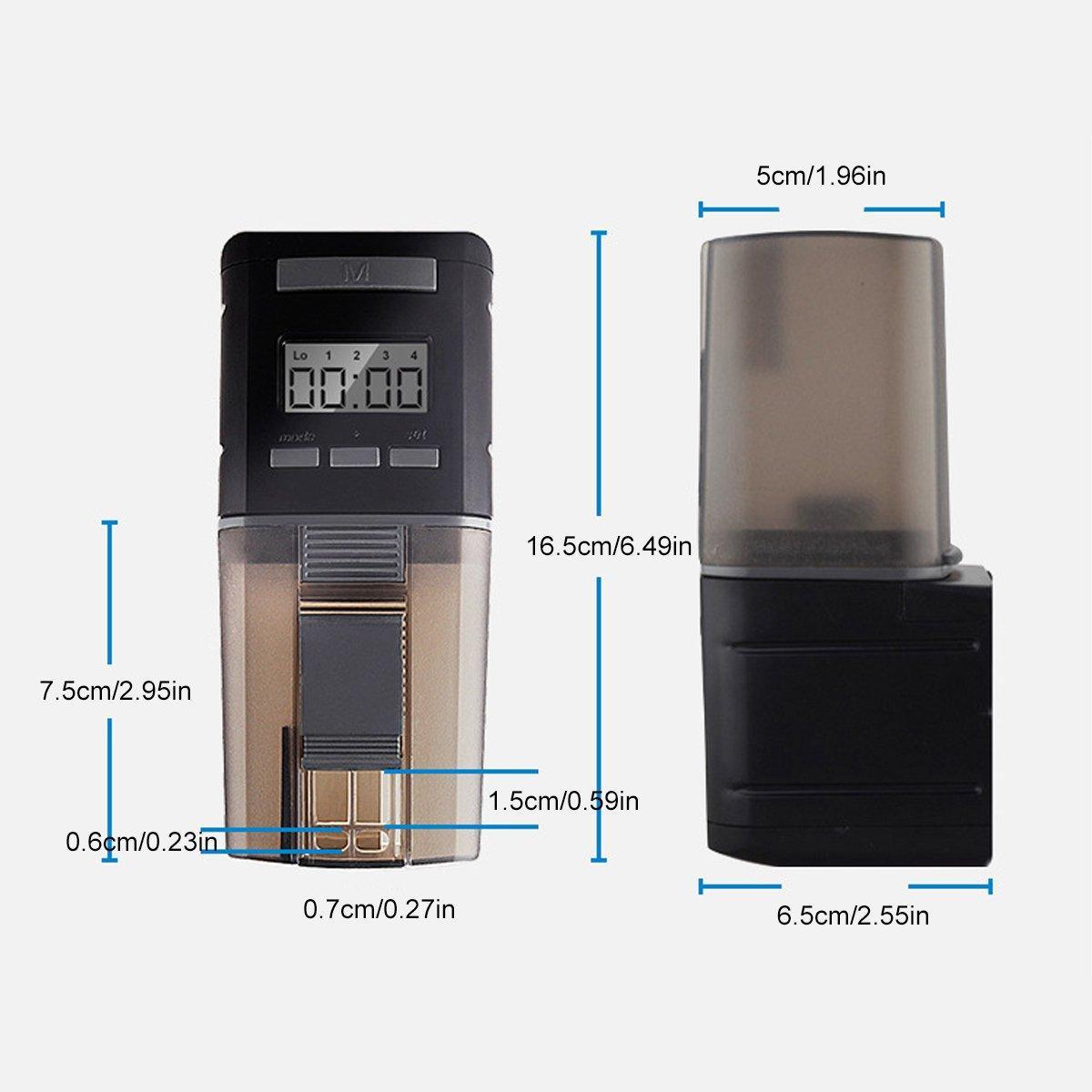 Automatic Fish Feeder Intelligent Timing Aquarium Large Capacity Food Dispenser V528-FEEDER-773017