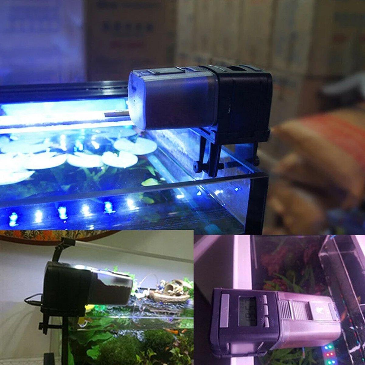 Automatic Fish Feeder Intelligent Timing Aquarium Large Capacity Food Dispenser V528-FEEDER-773017