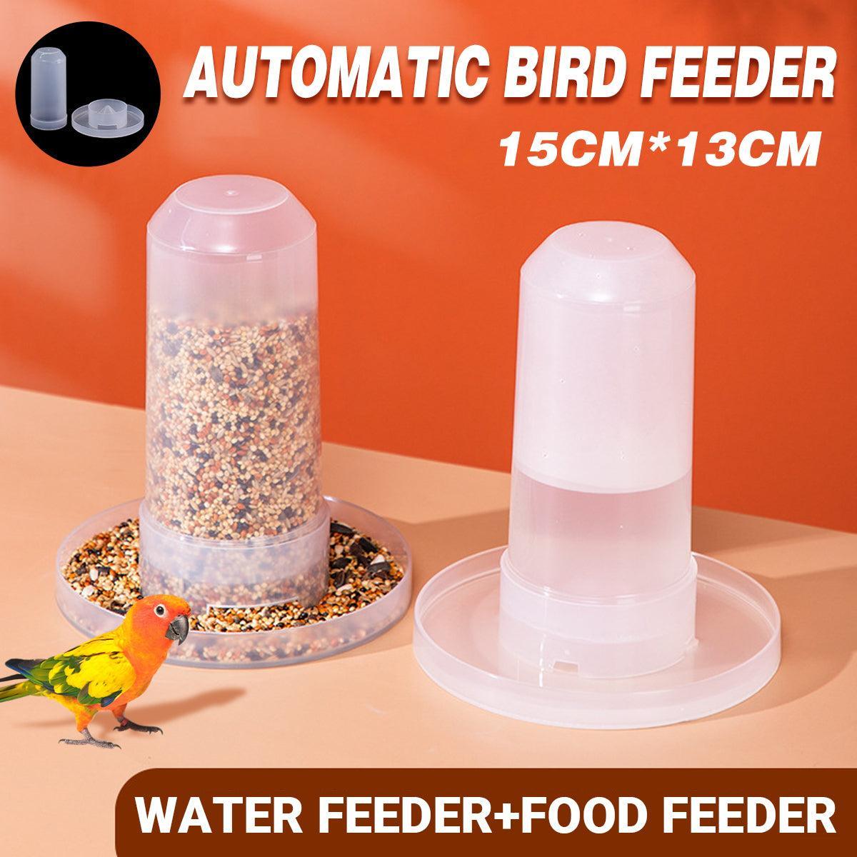 Automatic Bird Feeder Chicken Pigeon Parrot Drinker Water Dispenser Feeder V528-FEEDER-DRINKER-884814