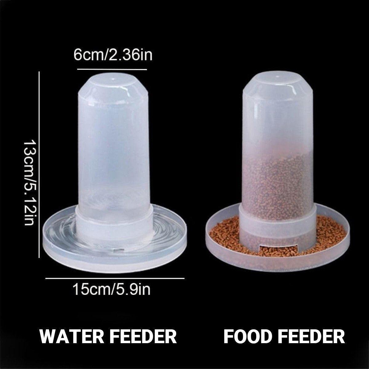 Automatic Bird Feeder Chicken Pigeon Parrot Drinker Water Dispenser Feeder V528-FEEDER-DRINKER-884814