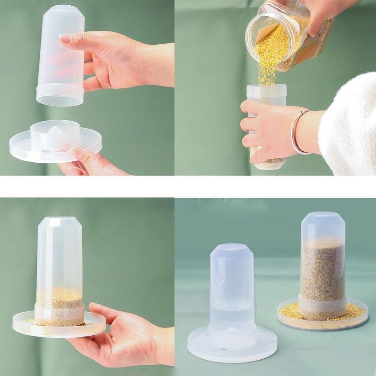 Automatic Bird Feeder Chicken Pigeon Parrot Drinker Water Dispenser Feeder V528-FEEDER-DRINKER-884814