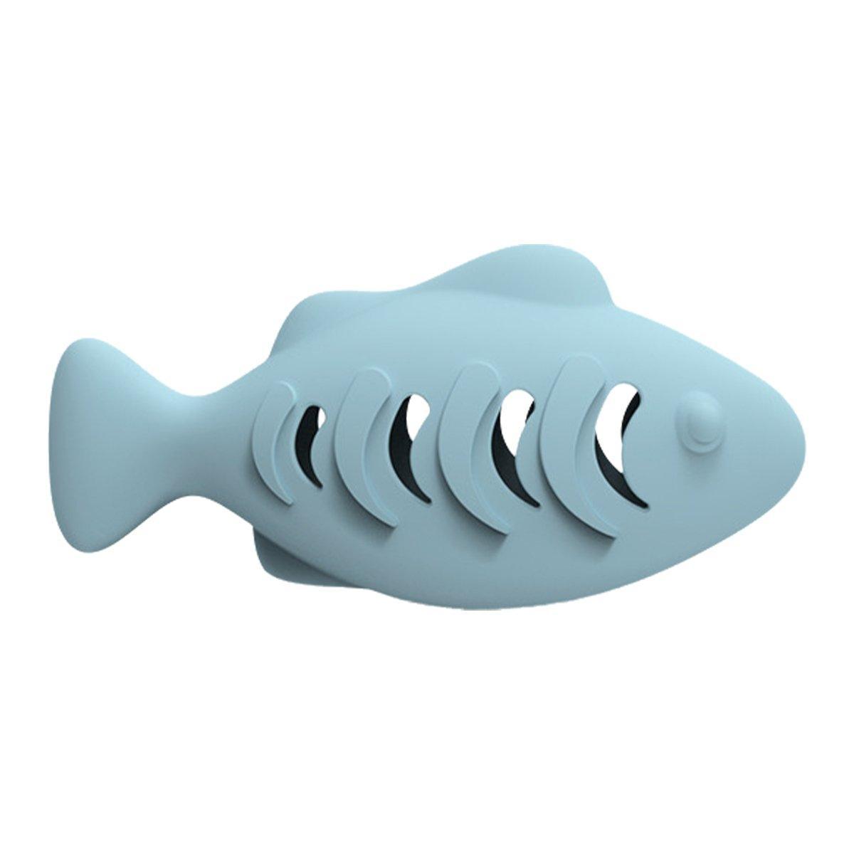 Interactive Cat Toys Fish Leaky Food Dispenser Fun Pet Play Chew Toy Durable - Green V528-FEEDER-GREEN-324140