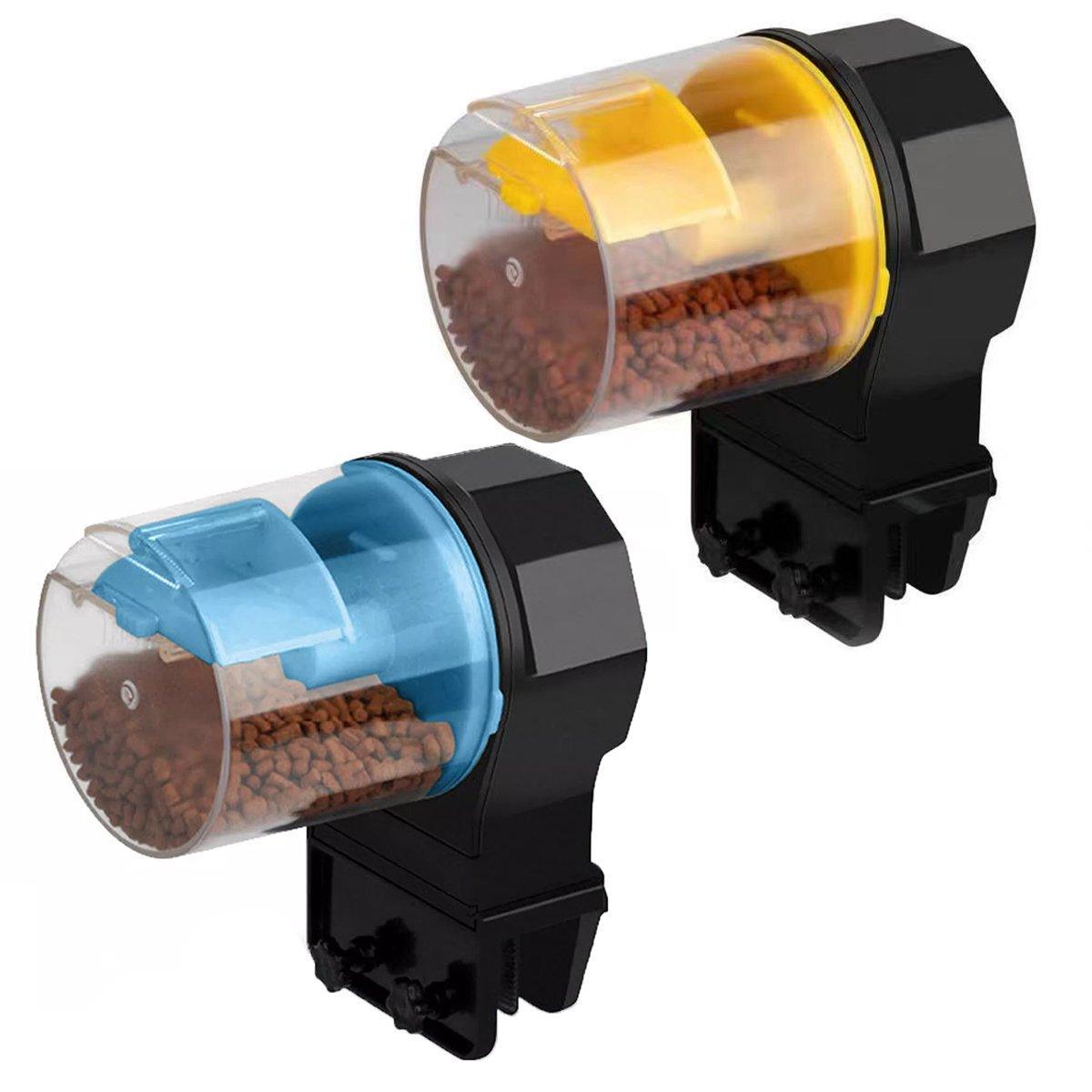 Intelligent Automatic Fish Feeder for Aquarium Large Capacity Timing Feeder - Yellow V528-FEEDER-YELLOW-744880