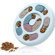 Dog Treat Dispenser Puppy Feeder Puzzle Game Interactive Toy Pet Training Supply - Pink V528-FEEDERPUZZLE-PINK-499847