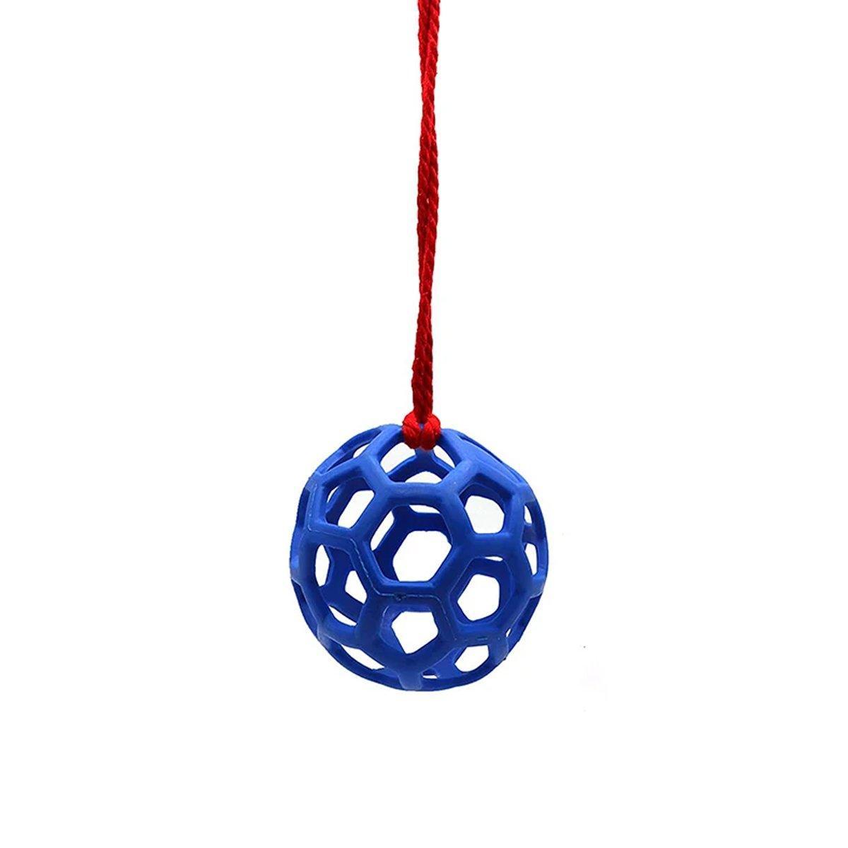 Hanging Hay Feeders Stable Feed Polo Feeding Balls Toy for Horses and Livestock - Blue V528-FEEDING-BALL-BLUE-153420
