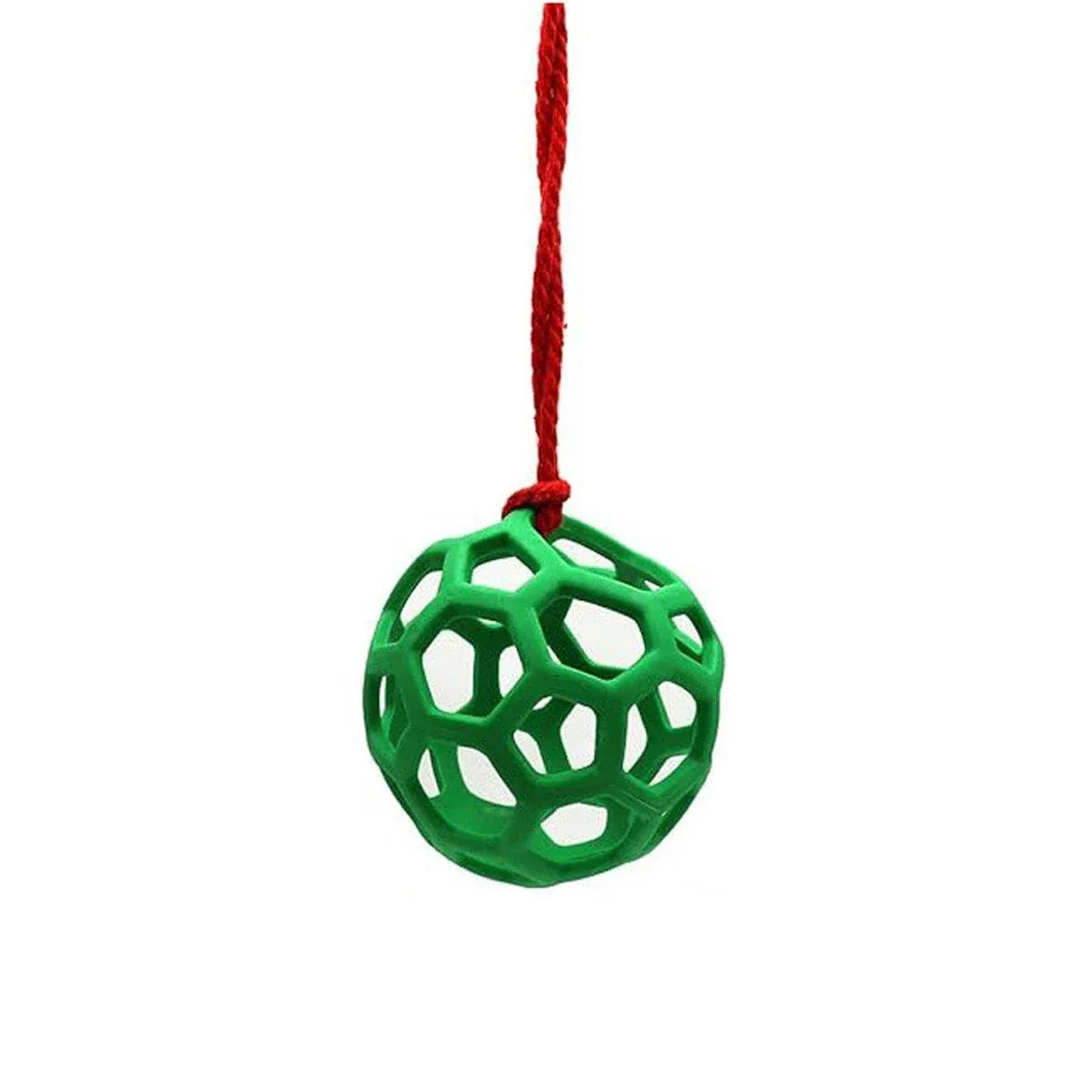 Hanging Hay Feeders Stable Feed Polo Feeding Balls Toy for Horses and Livestock - Green V528-FEEDING-BALL-GREEN-896682